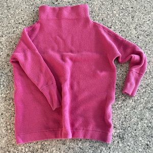Free People Slouchy Ottoman Tunic, Electric Pink XS